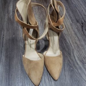 Suede heels